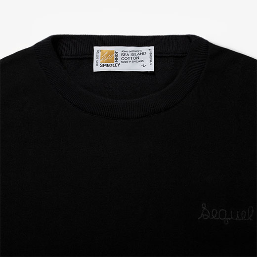 FRAGMENT DESIGN x SEQUEL x JOHN SMEDLEY クルーネックニット 詳細画像 NO2(BLACK / BLACK) 3